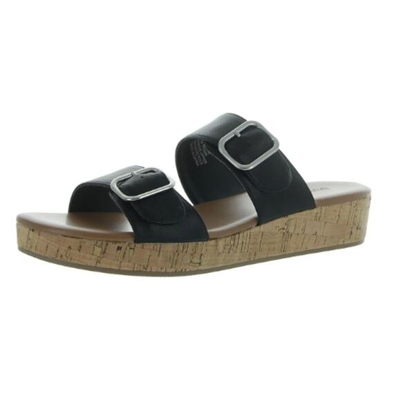 Style & Co. Temppestt Open-Toe Double Buckle Slide Sandals – New – Size 7 - Picture 1 of 6